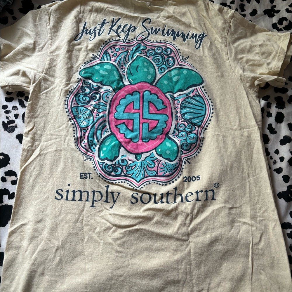 Simply Southern just keep swimming t-shirt